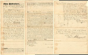 Deed for Brooklyn, N.Y. Property - 1825 dated Americana